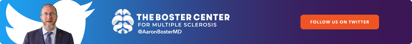 Follow The Boster Center for MS on Twitter Follow The Boster Center for MS on Twitter
